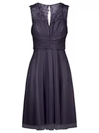 Sukienki - ApartFashion Damska sukienka szyfonowa, granatowa, normalna, grantowy, 36 - miniaturka - grafika 1