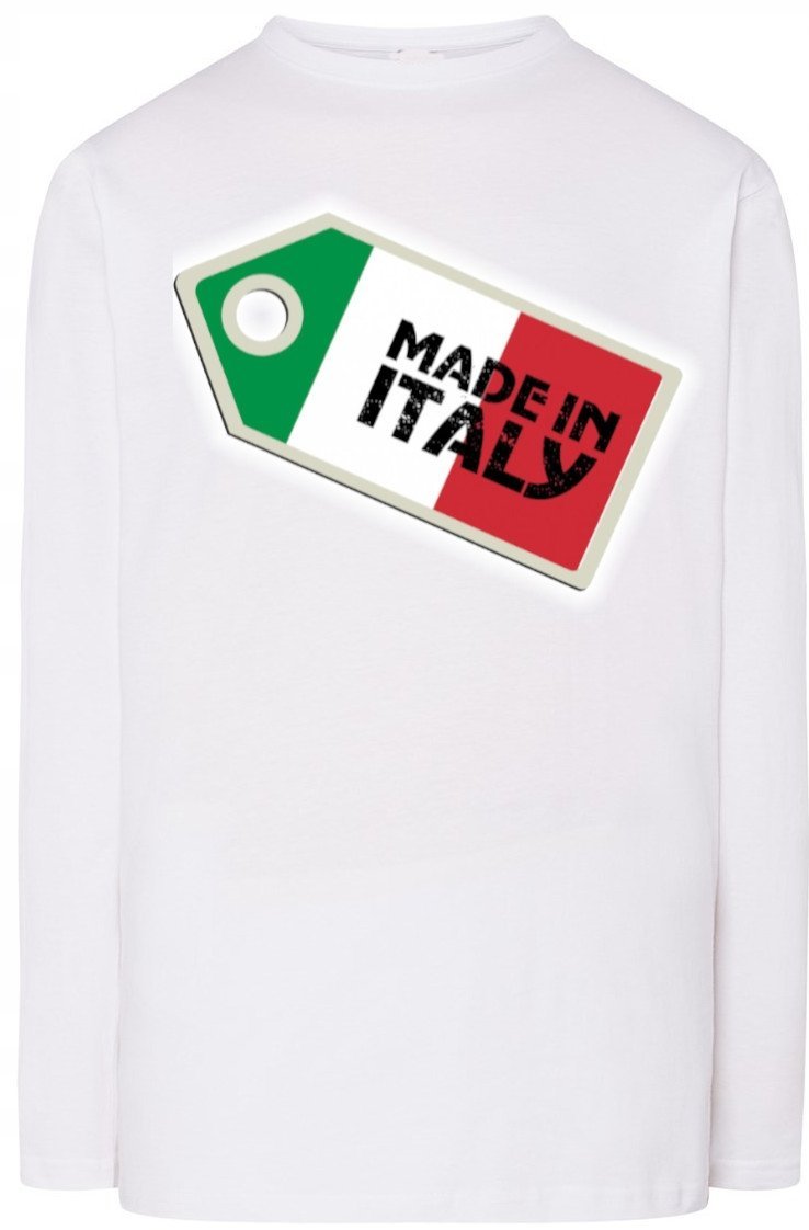 Made In Italy Bluza Longsleeve Męska Modna r.3XL