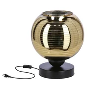 Lampy stojące - Trio lampka stołowa 1-punktowa czarna/złota 41-11978 - miniaturka - grafika 1