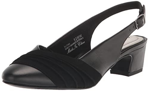Easy Street Damska czółenka Bates, czarna, 6,5 UK, Czarny, 39.5 EU