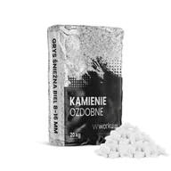 Pozostałe ozdoby ogrodowe - Grys śnieżna biel 8-16 mm 20 kg - miniaturka - grafika 1