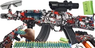 Zabawki militarne - Pistolet Karabin Automatyczny AK47 Na strzałki AKUMULATOR + FILM - NOWA JAKOŚĆ - miniaturka - grafika 1