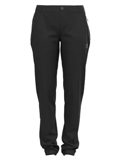 Spodnie sportowe damskie - Odlo Spodnie funkcyjne "Fli" w kolorze czarnym - grafika 1