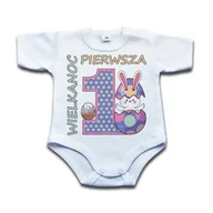 Body dla niemowląt - BODY Pierwsza Wielkanoc - 80 kr - miniaturka - grafika 1