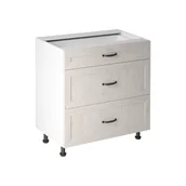 Szafki kuchenne - Szafka Dolna Stojąca 3 Szuflady D80S3 Royal Gała Meble Sosna Nordycka, Biały - miniaturka - grafika 1