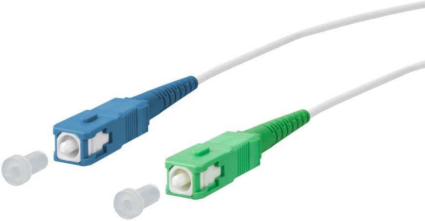 Kabel krosowy METZ CONNECT OpDAT, SC-S/SC-S APC OS2, 1 m 21.06.1443