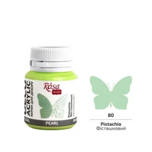 Rosa Farba akrylowa perłowa pistachio 80 20ml - Farby i media malarskie - miniaturka - grafika 1