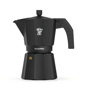 PEZZETTI ITALEXPRESS Emaliowana kawiarka (3 filiżanki) - Czarny - Zaparzacze i kawiarki - miniaturka - grafika 1