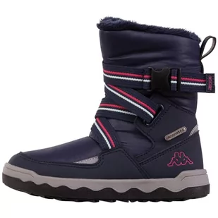 Kappa Deutschland Unisex Kod stylu dzieci: 261061k Fonki Ii Tex K Girls śniegowce, Navy Pink, 33 EU - Śniegowce damskie - miniaturka - grafika 1