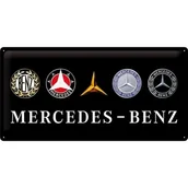 Tablice i flipcharty - 27026 Plakat 25x50 Mercedes Logo Evoluti - miniaturka - grafika 1
