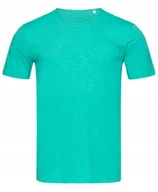 Koszulki męskie - T-shirt męski Koszulka męska bawełniana STEDMAN ST9400 Crew Bahama Green L - miniaturka - grafika 1
