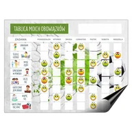 Magnesy - Motywacyjna tablica obowiązków dla chłopca Magnetyczny planer na lodówkę - miniaturka - grafika 1