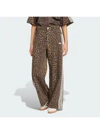 Spodnie damskie - adidas Jeansy KA2680 Brązowy Loose Fit - miniaturka - grafika 1