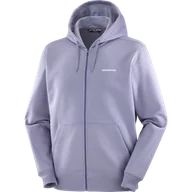 Bluzy sportowe męskie - BLUZA MĘSKA SALOMON LOGO FZ M C25225 - miniaturka - grafika 1
