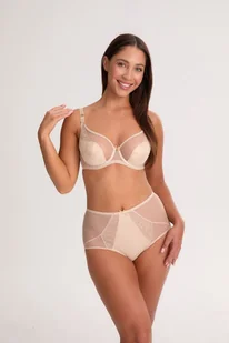 Bella Misteria Biustonosz Piasek Sahary 128 Koronkowy Półusztywniany 90 D Beżowy - Biustonosze Bella Misteria Biustonosz Piasek Sahary 128 Koronkowy Półusztywniany 90 D Beżowy - Biustonosze - miniaturka - grafika 1