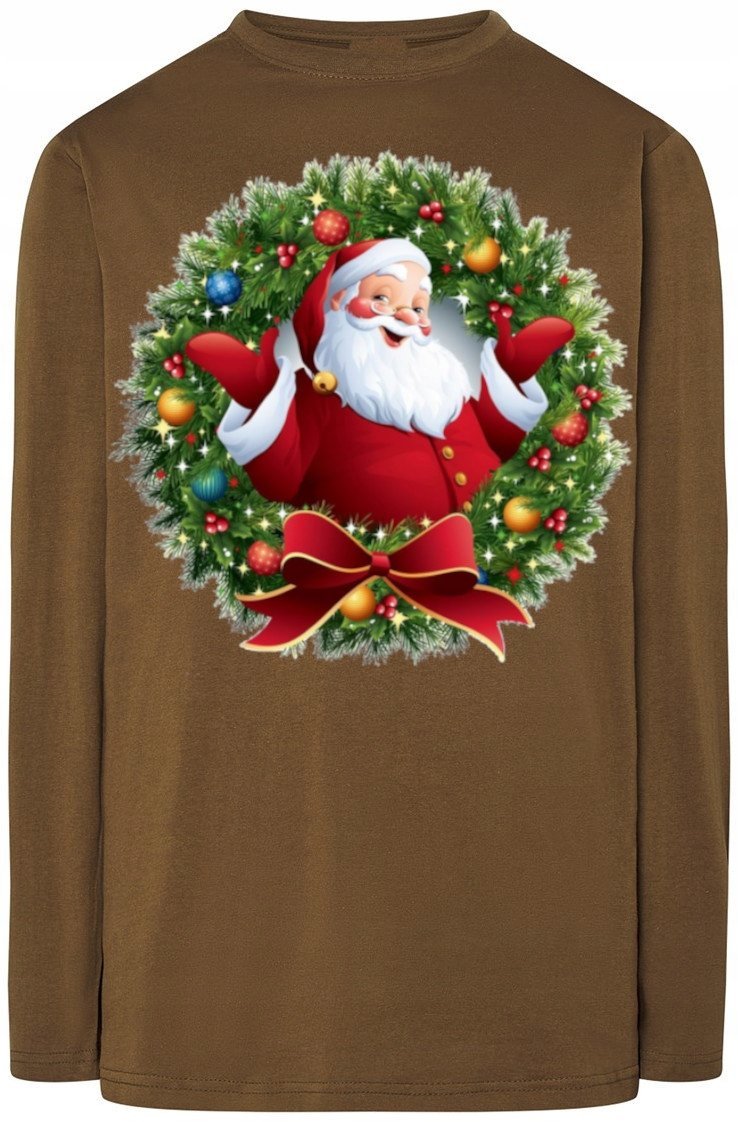 Mikołaj Męska Modna Bluza Longsleeve r.3XL