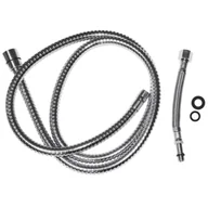 Węże elastyczne - Komplet wężyków do baterii z wyciąganą wylewką chrom Invena - miniaturka - grafika 1