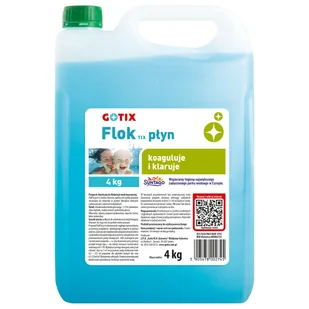 Gotix Płyn do koagulacji wody basenowej Flockfix 4 kg - Akcesoria do basenów Gotix Płyn do koagulacji wody basenowej Flockfix 4 kg - Akcesoria do basenów - miniaturka - grafika 1