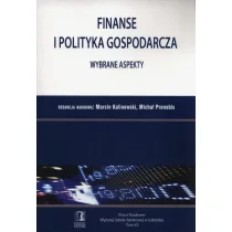 CeDeWu Marcin Kalinowski, Michał Pronobis (red.) Finanse i polityka gospodarcza. Wybrane aspekty. Tom 43 - Ekonomia - miniaturka - grafika 1