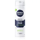 Kosmetyki do golenia - Nivea Nivea Men Sensitive pianka do golenia 200 ml dla mężczyzn 40716 - miniaturka - grafika 1