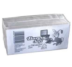 Ręczniki papierowe ZZ w listkach Bunny Soft 5000 BS-szare - Stojaki na ręczniki papierowe - miniaturka - grafika 1