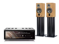 Zestawy stereo - Rose RS520 (srebrny) + Response D Two R (dąb) - miniaturka - grafika 1