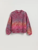 Swetry damskie - Reserved - Sweter z obniżoną linią ramion - wielobarwny - miniaturka - grafika 1