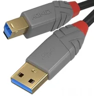 Kable USB - Lindy 36741 Kabel USB 3.0 typ A-B Anthra Line 1m LY-36741 - miniaturka - grafika 1