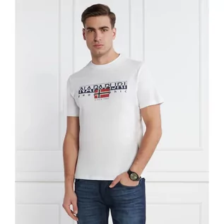 Koszulki męskie - Napapijri T-shirt | Regular Fit - grafika 1