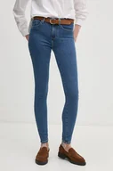 Spodnie damskie - Tommy Hilfiger jeansy damskie kolor niebieski WW0WW43340 - miniaturka - grafika 1