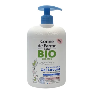 Corine de Farme Baby BIO, żel micelarny do mycia włosów i ciała 2w1, od urodzenia, 500 ml - Kosmetyki kąpielowe dla dzieci - miniaturka - grafika 1
