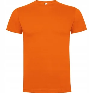 Koszulka Męska Bawełniana T-shirt JAKOŚĆ Roly Dogo PREMIUM CA6502 ORANGE M - Koszulki męskie - miniaturka - grafika 1