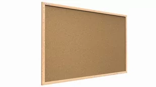 Tablica korkowa w drewnianej ramie, 150x100 cm - Tablice i flipcharty - miniaturka - grafika 1
