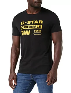 Koszulki męskie - G-STAR RAW Raw. Graphic Slim T-shirt męski, Czarny (Dk Black D14143-336-6484), XXL - grafika 1