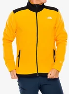 Bluzy sportowe męskie - Bluza rozpinana The North Face Alpine Polartec 200 Fz Jacket - summit gold/tnf black - miniaturka - grafika 1