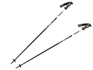Gabel Kije narciarskie Speed Black/lime 125 cm 7008140141250 - Kijki narciarskie - miniaturka - grafika 1