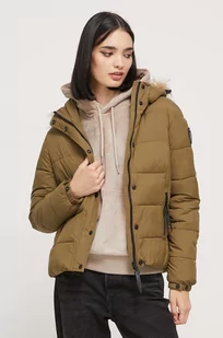 Superdry kurtka damska kolor zielony przejściowa - Kurtki damskie - miniaturka - grafika 1