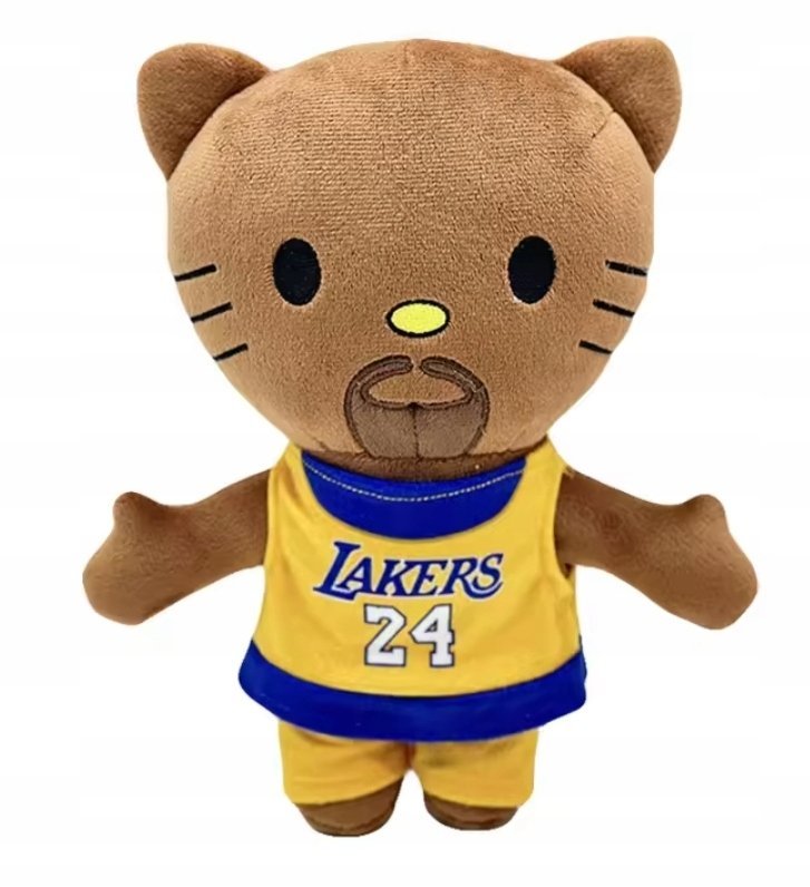 Pluszak Kobe Bryant 24 Hello Kitty miś przytulanka maskotka Lakers prezent