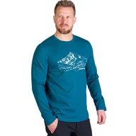 Koszulki sportowe męskie - Koszulka z długim rękawem NORTHFINDER Thornton ink blue XL - miniaturka - grafika 1