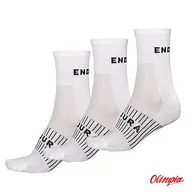 Skarpetki kolarskie - Skarpety Endura Coolmax Race Sock White (3 pary) - miniaturka - grafika 1