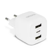 Ładowarki do telefonów - Ładowarka GaN 32W 2xUSB-A 1xUSB-C biała - miniaturka - grafika 1