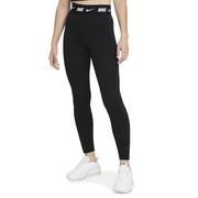 Spodnie sportowe damskie - Legginsy Nike Sportswear Club DM4651-010 - czarne - miniaturka - grafika 1