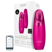Pozostałe urządzenia kosmetyczne - Geske, Masażer do oczu Cool&Warm 6w1 z aplikacją, magenta - miniaturka - grafika 1