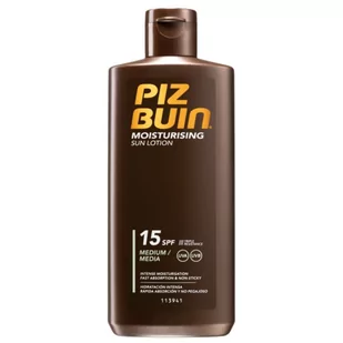 PizBuin Nawilżające mleczko do opalania SPF 15 Moisturizing Sun Lotion) 200 ml - Balsamy i kremy do opalania - miniaturka - grafika 1