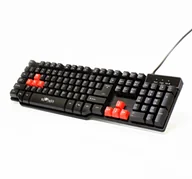 Klawiatury - Red Fighter K1 US czarna - miniaturka - grafika 1