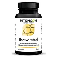 Witaminy i minerały - Intenson Resweratrol z rdestowca japońskiego suplement diety 60 kapsułek - miniaturka - grafika 1