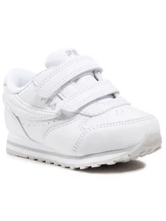 Buty dla dziewczynek - Fila Sneakersy Orbit Velcro Infants 1011080.84T Biały - grafika 1