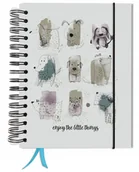 Notesy i bloczki - Bullet journal 180 stron notatnik pamiętnik A5+ kropki gumka - miniaturka - grafika 1