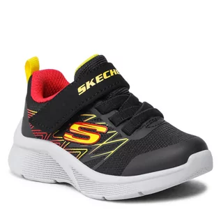 Sneakersy damskie - SKECHERS Sneakersy Texlor 403770N/BKRD Black/Red - grafika 1
