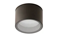 Oprawy, klosze i abażury - LM P 500 BK IP65 PLAFON HERMETYCZNY GX53 - SUPER MAŁA WYSOKOŚĆ 6,5 CM ! - miniaturka - grafika 1